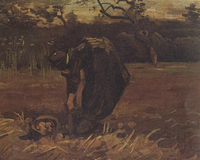Vincent Van Gogh Peasant Woman Digging Up Potatoes (nn04) Norge oil painting art